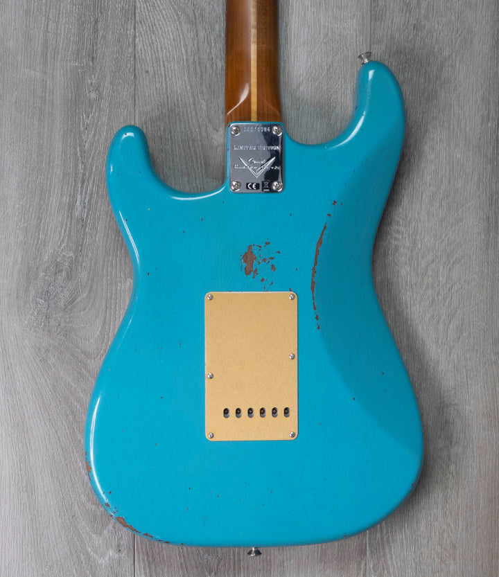 Fender Custom Shop Limited Edition Roasted 56 Stratocaster Relic, Faded Aged Taos Turquoise